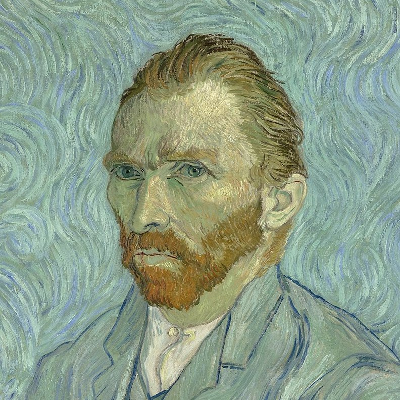 A portrait of Vincent van Gogh